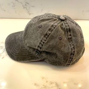 Distressed Grey Baseball Cap